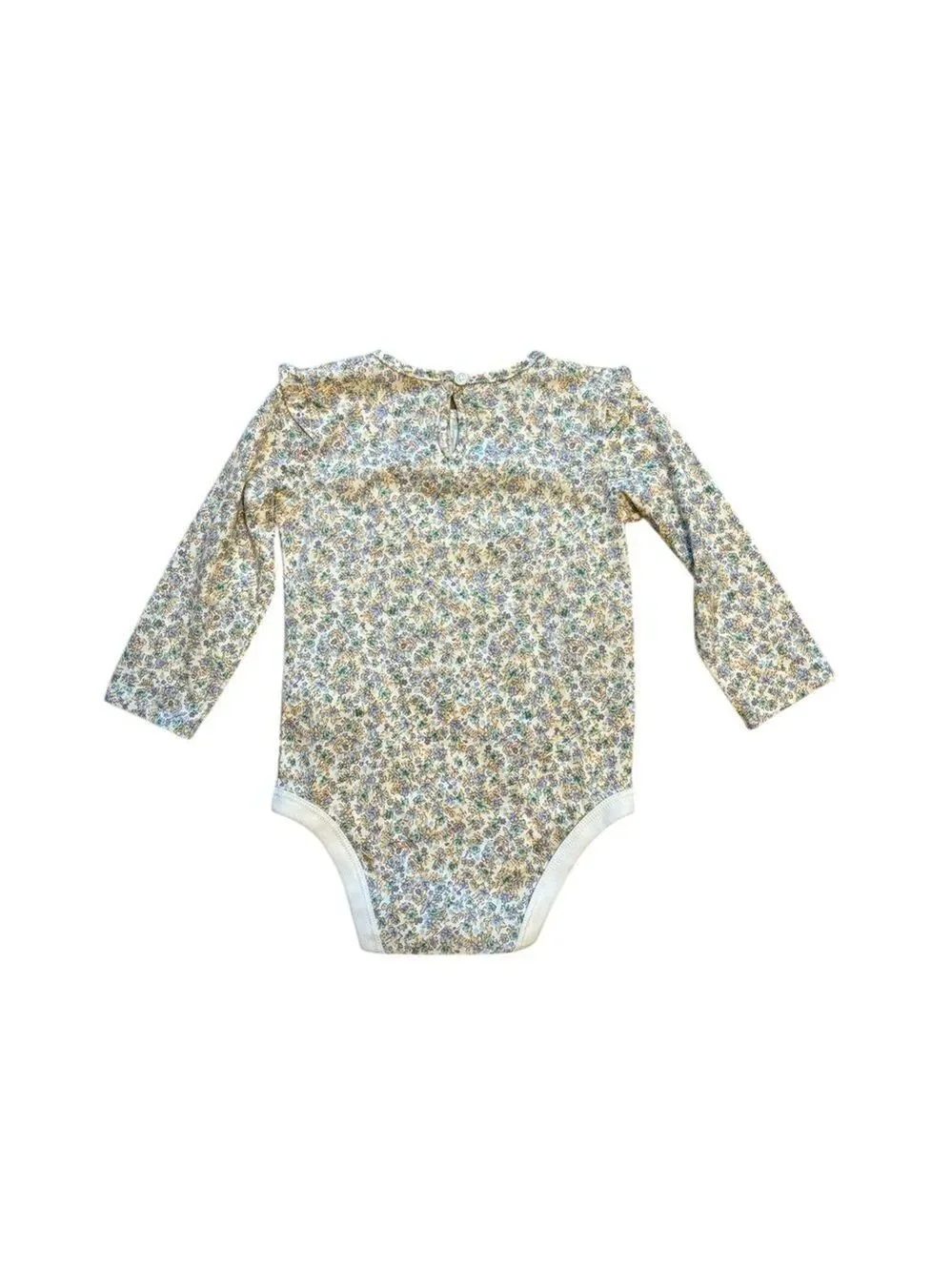 OshKosh B'gosh Multicolor Floral Baby Bodysuit Long Sleeve Size 18M New